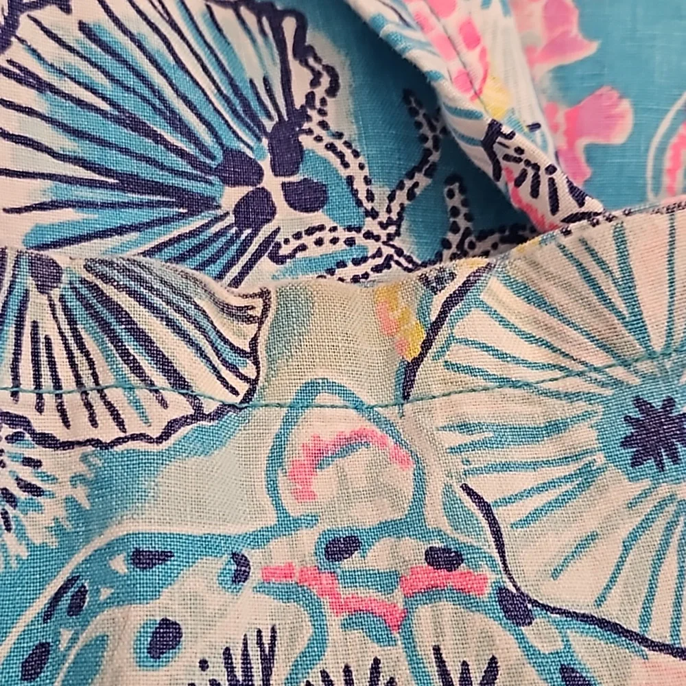 EUC Lily Pulitzer "The Beach pant" 2 pair - Picture 8 of 14